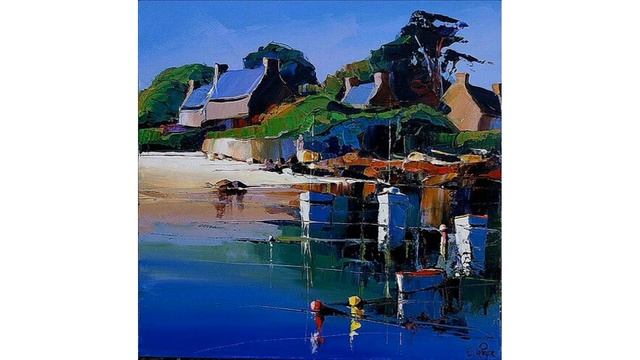 Морские пейзажи художника Эрика Ла Пена смотреть онлайн