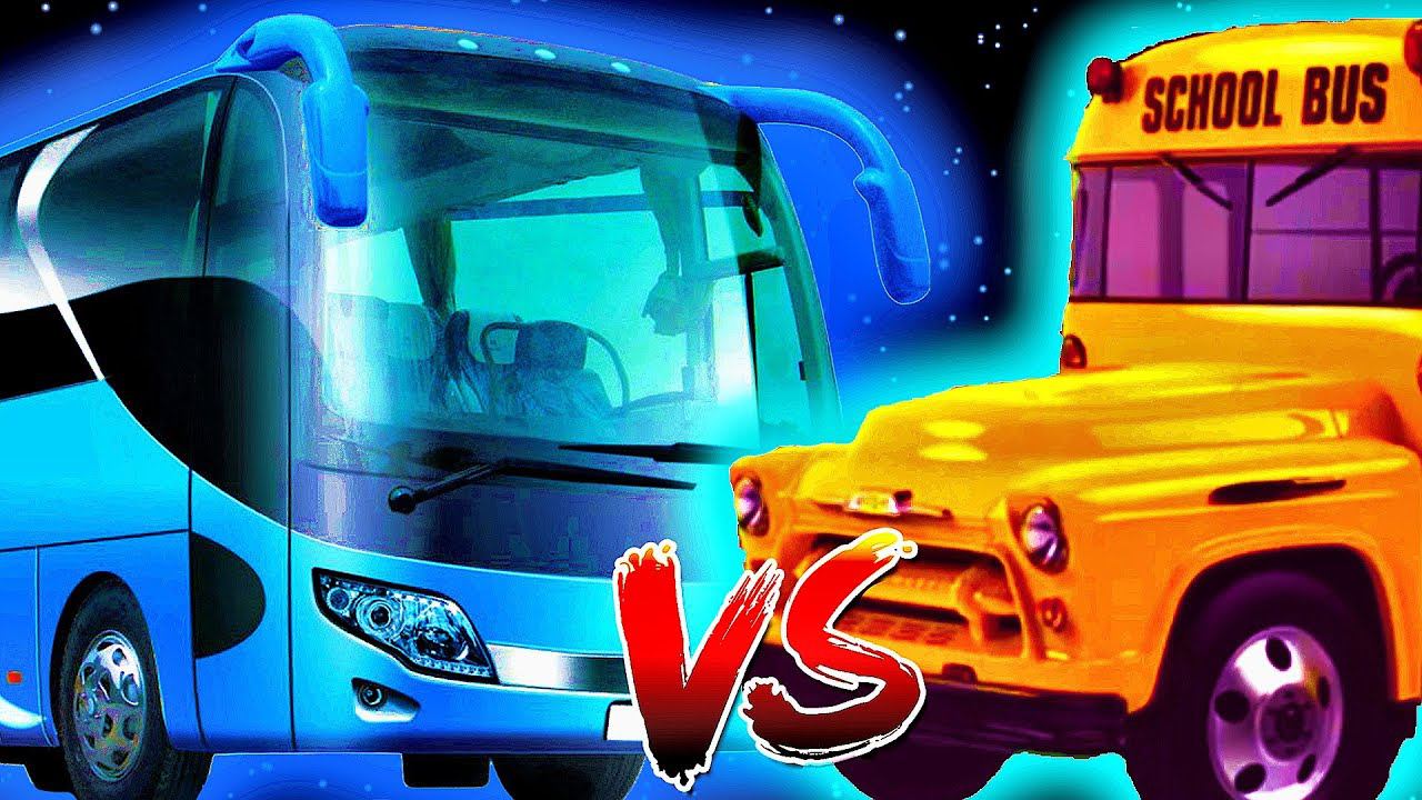 Blue Bus Vs School Bus Horn Sound Variations In 70 Seconds