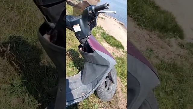 HONDA DIO с колесом от сузуки 110