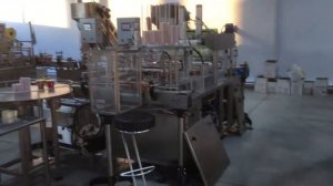 Фасовка семечек в стакан с комплексом вакуумной запайки