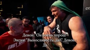 Девон Ларрат первые минуты после матча с Геннадием Квиквиния