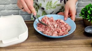 Обожаю Этот Рецепт из ФАРША! Стожки из фарша с грибами. #18