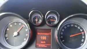 Opel Astra J 1.4 Turbo 140 Hp top speed