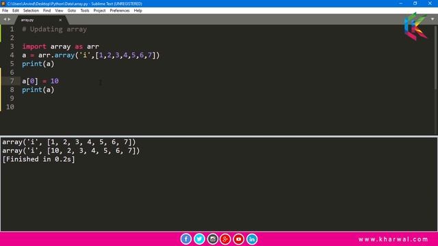 Array in Python Programming