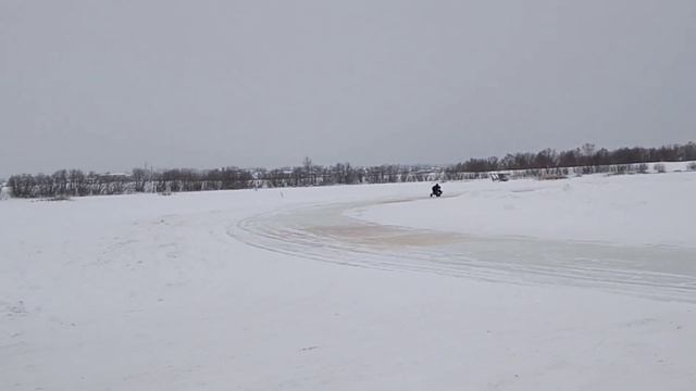 Поездка на ОЗЕРО!!! на дрифт трайке, это свершилось! Drift on a frozen lake. смотреть онлайн