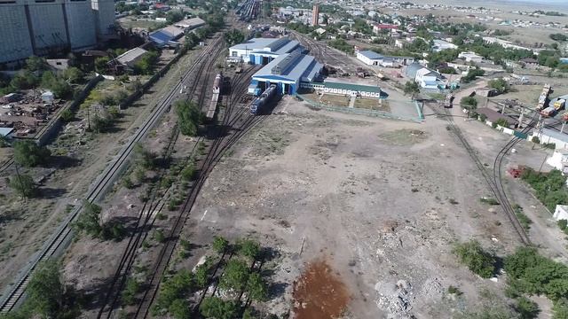 Казахстан, Аягоз Депо - Вокзал - Площадь - Элеватор / Kazakhstan, Ayagoz 13 June 2023 смотреть онлайн