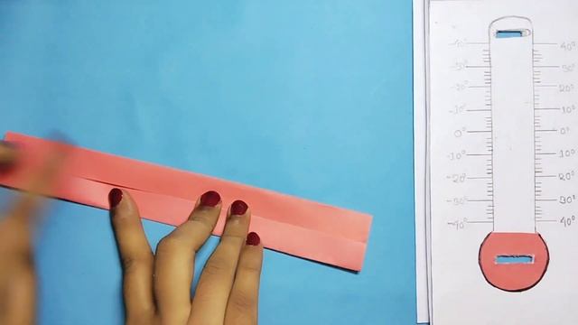 DIY Paper Thermometer | How to make a paper Thermometer смотреть онлайн