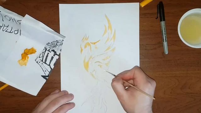 РИСУЕМ ПТИЦУ "ФЕНИКС"