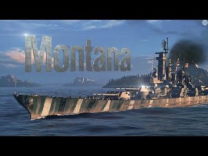 Линкор MONTANA 282К Урона! Мир кораблей World of Warships