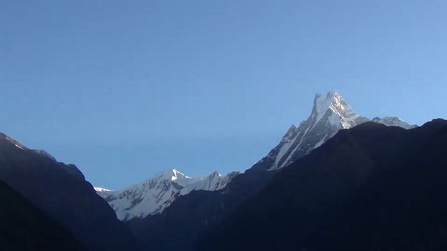Непал, Аннапурна, трекинг, панорама гор смотреть онлайн