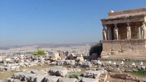 Греция, Портик кариатид, Храм Эрехтейон.  30 июля 2014 г.