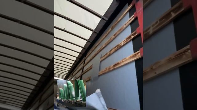 Сдвижная крыша и тент на полуприцеп 13.6