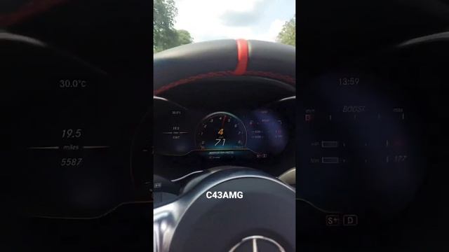 2020 Mercedes C43 AMG acceleration