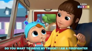 Daddy and I Fix the Car Together | Little Angel Kids Songs and Nursery Rhymes