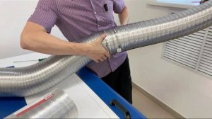 Вытяжка для лазерного станка через пластиковое окно.