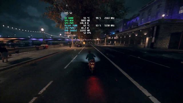 Watch Dogs Legion - RX 6800 16GB + Ryzen 5 7600 | Ultra Settings