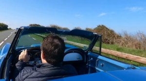 Awesome drive 1966 Corvette C2 427/425 Drive along French coastline