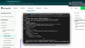 Install mongoDB and MongoDB Compass on Mac