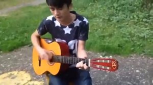 “Жан суйгонум сага жетер кун барбы“ на гитаре  гитара кошотосунда Элдик талаттар