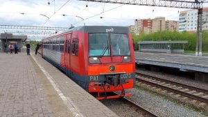 Рельсовый автобус РА1-0073 на станции Великий Новгород