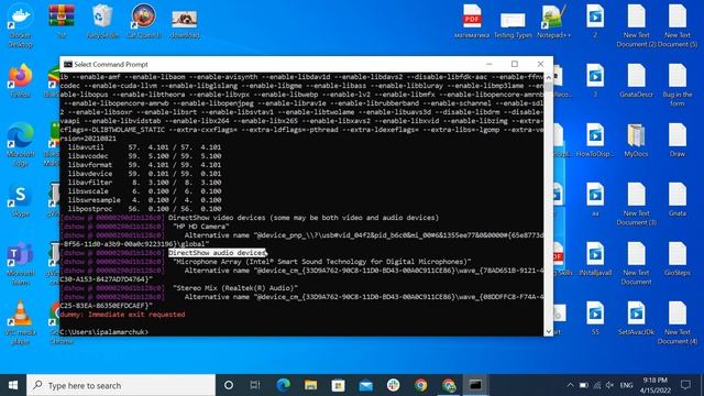 FFMPEG list all Devices in Windows 10 смотреть онлайн
