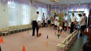 Спортивный праздник ко Дню отца в средней группе "Мадоу "Детский сад Лучик"