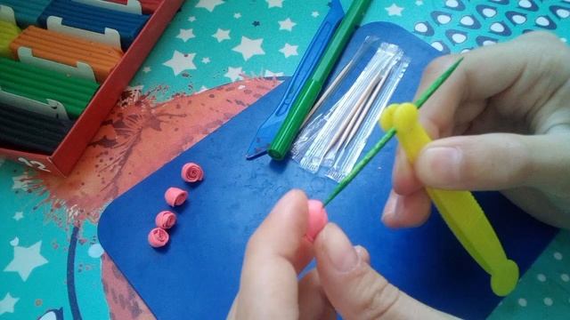 Букет пластилиновых роз?