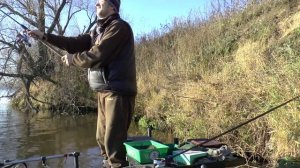 Ловля леща на реке поздней осенью