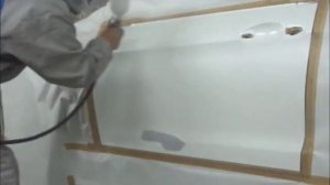 Покраска двери пятном 3х слойка