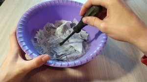 Простой рецепт ПАПЬЕ МАШЕ!Не выкидывай старые тетради!