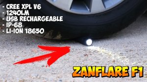 ? ФОНАРИК ZanFlare F1. ЯРКИЙ, НАДЕЖНЫЙ, ВОДОНЕПРОНИЦАЕМЫЙ. ДИОД CREE XPL-V6, LI-ION 18650, USB