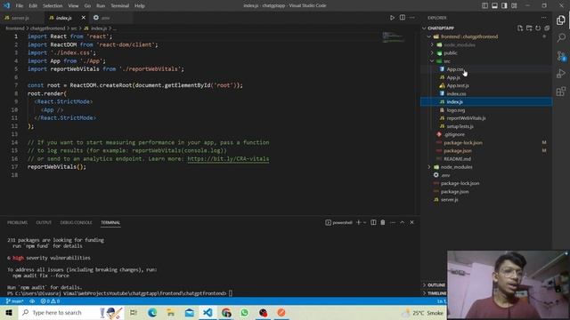 Make Your Own ChatGPT in Node.js & React.js | Tutorial Video | Tech Creators смотреть онлайн