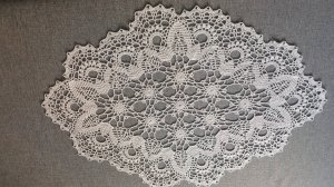 Занимательная схема для салфетки "Хризантема"