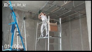 Монтаж гипсокартона 9м2 за 2 ч.