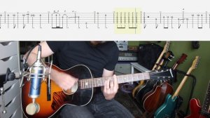 Ritchie Blackmore - Carry on Jon Acoustic Guitar Lesson (RIP Jon Lord)