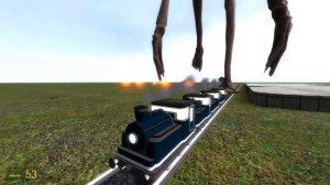 SIREN HEAD ATTACKED OUR TOY TRAIN IN GMOD! - Garry's Mod Multiplayer