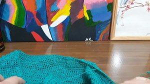 Филейное вязание, кофточка Нежность, продолжение