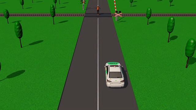 Движение через железнодорожные пути. Курс ПДД РФ. смотреть онлайн