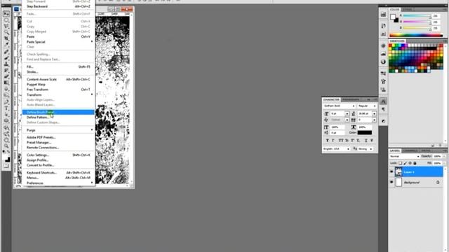 Photoshop Tutorial Making Distressing or Grunge Brushes Quickly