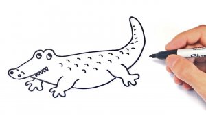 Как нарисовать крокодила | How to draw a crocodile