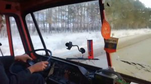 Tatra 815 V (1985) Татра бортовой кузов. На разгрузку. Cab view [Часть 1] 19.12.2017
