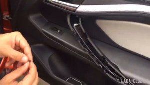 Устранение  скрипа ручек дверей Lada Vesta SW Cross