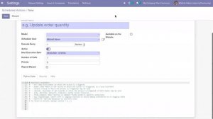 Scheduled actions in Odoo 14 | Odoo 14 Development Tutorial