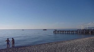 Утро-пляж. Onkel Hotels Beldibi Resort5* Кемер. Турция