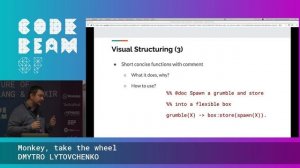 Monkey, take the wheel - DMYTRO LYTOVCHENKO | Code BEAM SF 2020