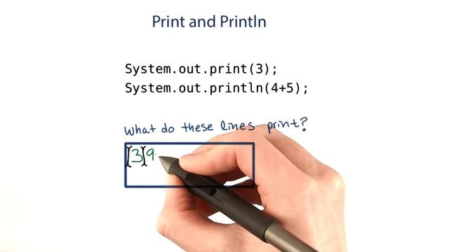 print and println - Intro to Java Programming смотреть онлайн