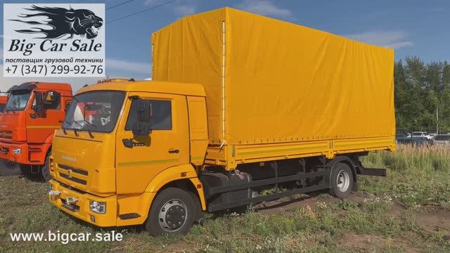 Бортовой автомбиль КАМАЗ 4308-6084-69 с тентом
