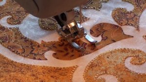 Как пришить аппликацию на швейной машине.