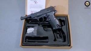 Страйкбольный пистолет Galaxy G.21 (6 мм, Walther P38) видео обзор 4k