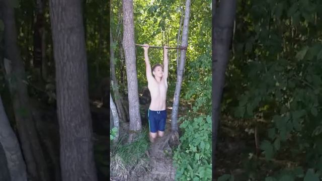 50 подтягиваний - исполняет Георгий Дмитриевич. смотреть онлайн